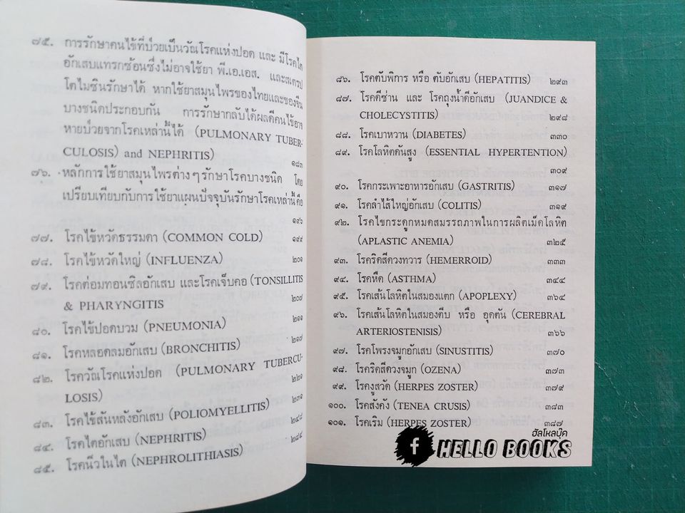 คู่มือยาสมุนไพรและโรคประเทศเขตร้อน และวิธีบำบัดรักษา