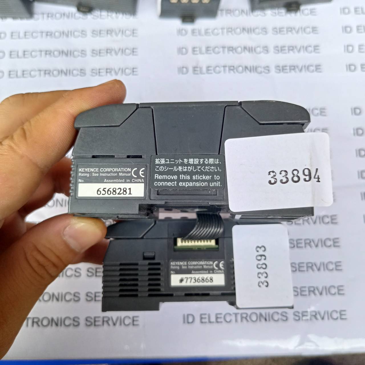 PLC " KEYENCE " MODEL : KV-24DR