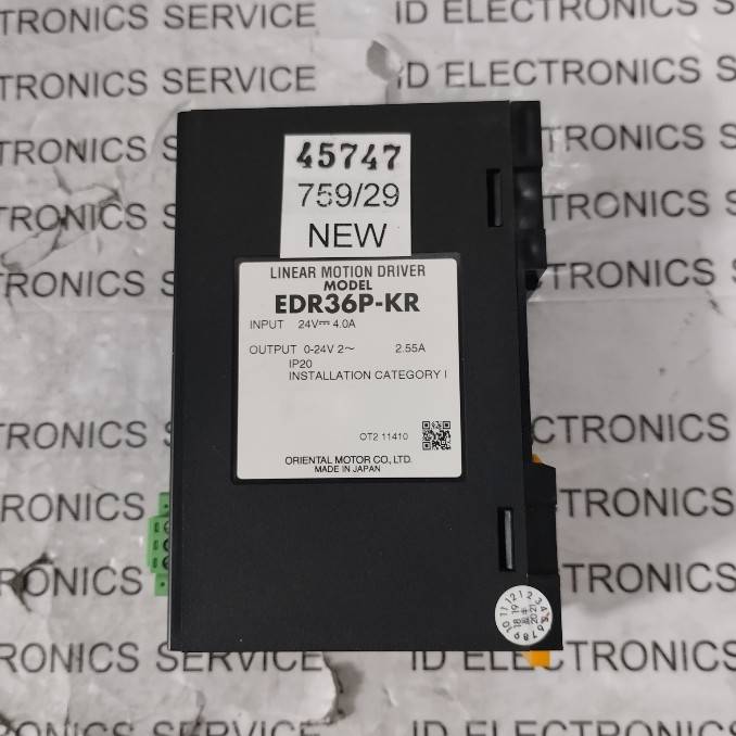 SERVO DRIVE " VEXTA " MODEL : EDR36P-KR