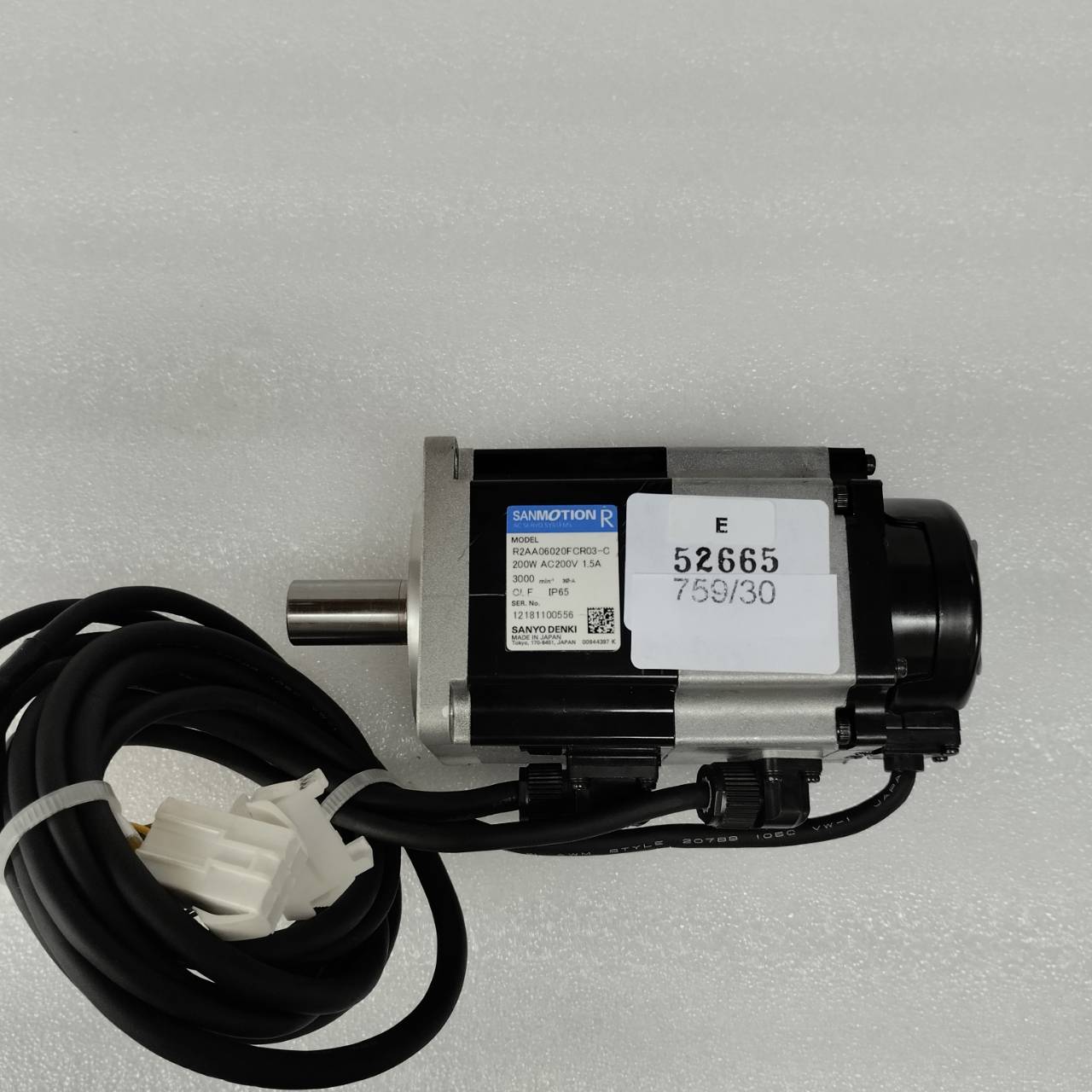 MOTOR R2AA06020FCR03-C "SANYO DENKI"