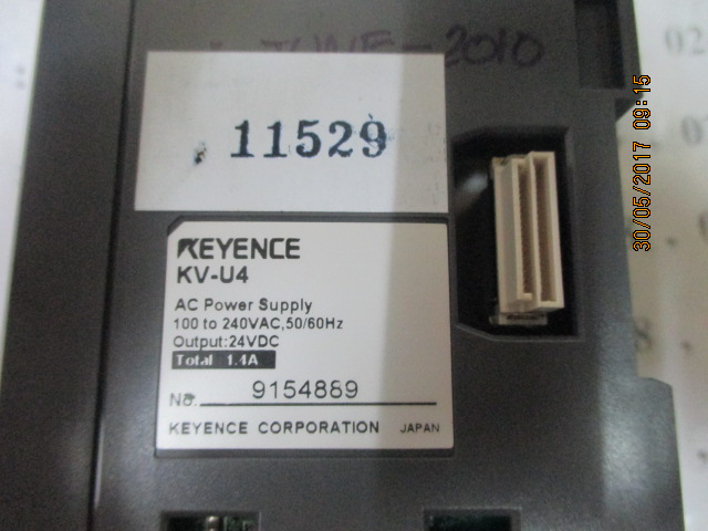 PLC " KEYENCE " MODEL : KV-U4