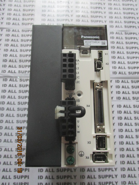 SERVO DRIVE " PANASONIC " MODEL : MDDKT5540CA1