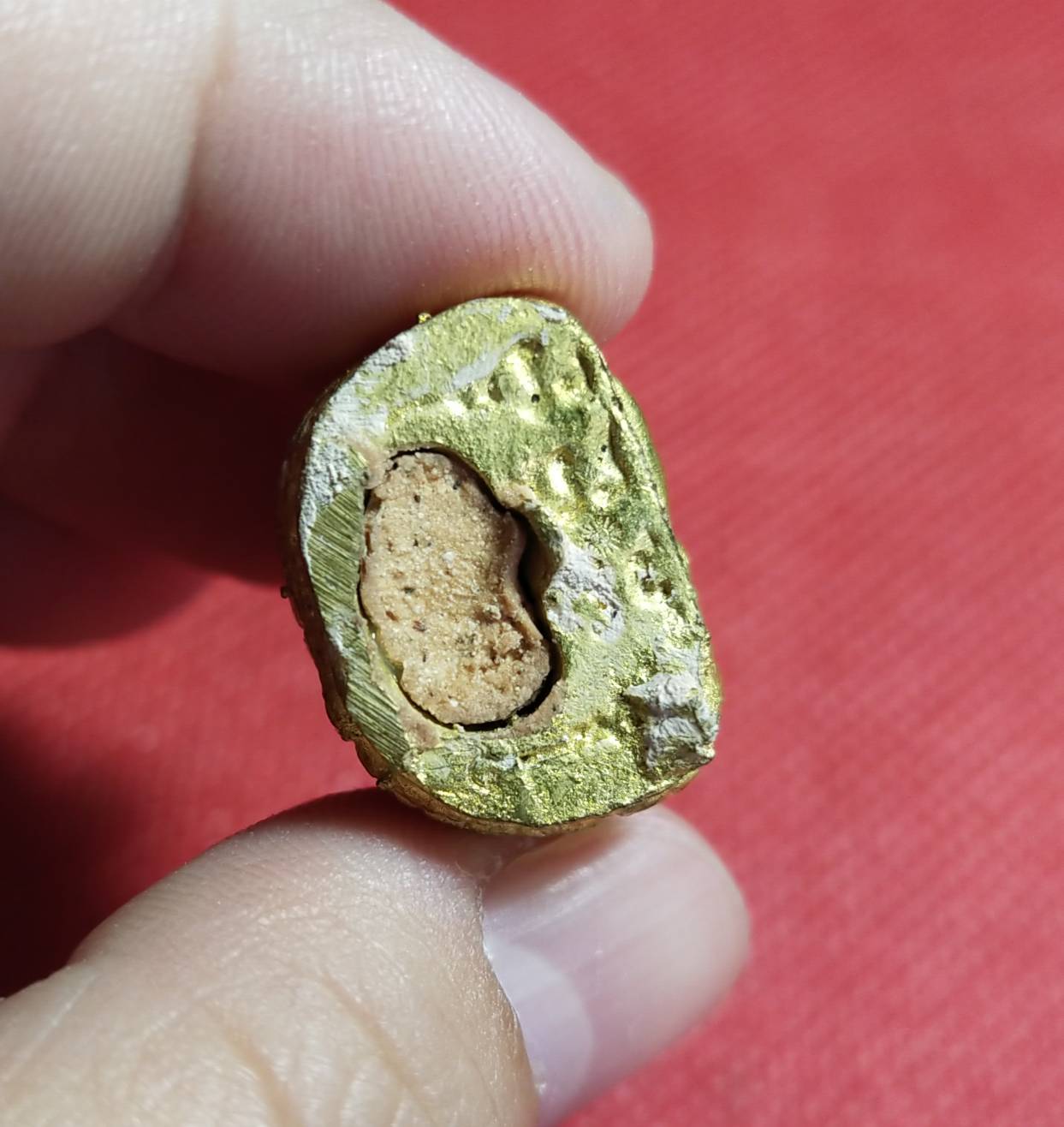 พระสังกัจจายน์ รุ่นแรก ตอกแจก เนื้อชนวนทอง เลข 4 หลวงปู่สิงห์โต สำนักสงฆ์ป่าทรงธรรม จ.อุบลราชธานี