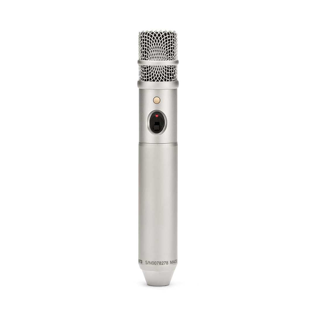 RODE NT3 Medium-diaphragm Condenser Microphone with Cardioid Pickup Pattern