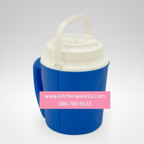 P10462 กระติกกลม 4 ลิตร ใส่หลอดได้ (24*24*30 cm.) เกรดเอ อย่างดี No.PB-476 (ราคาส่งต่อ 12 ใบ:165 บต่อใบ)