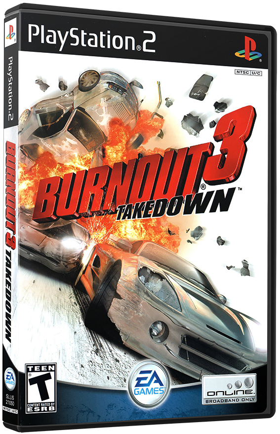 แผ่นเกมส์ PS2 : Burnout 3 - Takedown