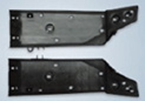 NOU-MX-แผ่นรองพักเท้า(ดำด้าน) คู่ งานแท้ 500 กรัม