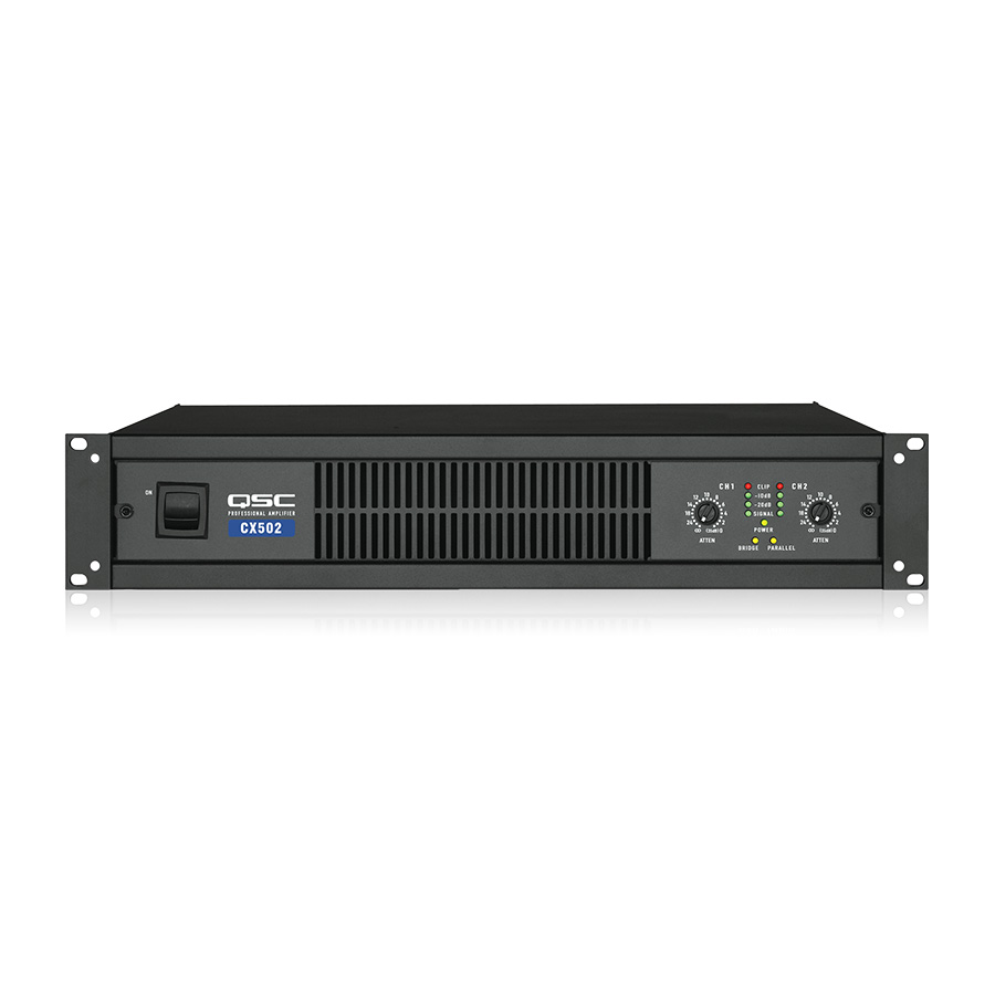 QSC CX502 เครื่องขยายเสียง 2 แชนแนล 800 วัตต์