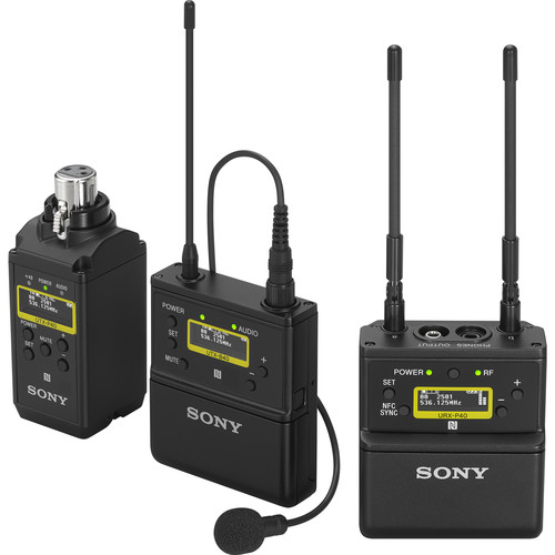 Sony UWP-D26 แบบเหน็บเสื้อและตัวรับสัญญาณ