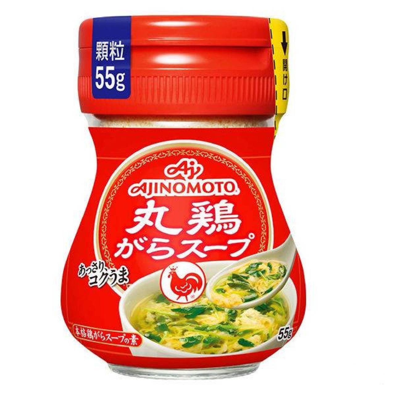 ผงซุปกึ่งสำเร็จรูปรสไก่เข้มข้นจากญี่ปุ่น Ajinomoto Marudori Gara Soup แบบขวด 55g