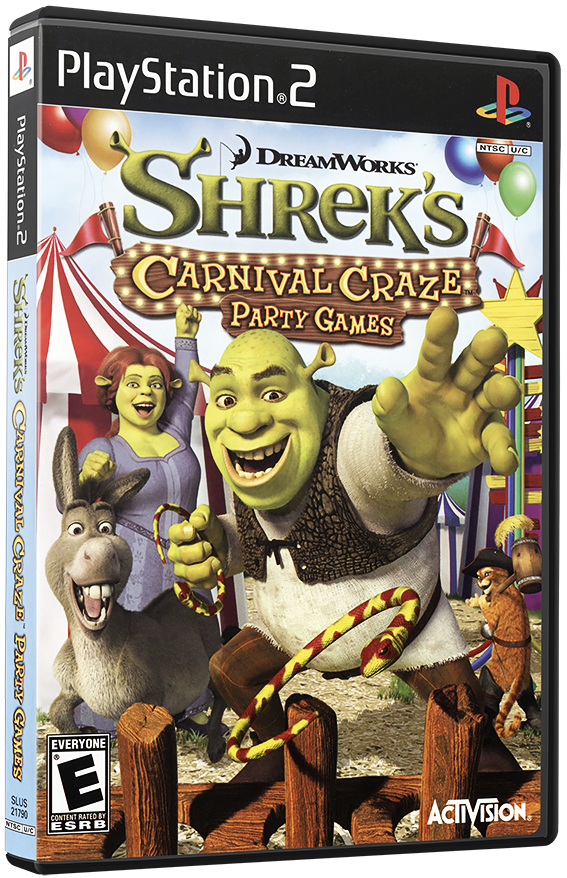 แผ่นเกมส์ PS2 : Shrek's Carnival Craze