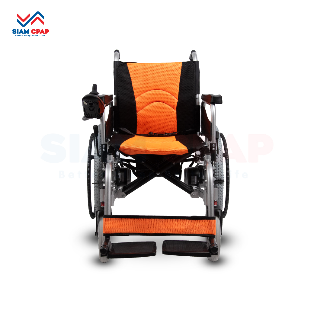 รถเข็นไฟฟ้า แบบพับได้ (Foldable Electric Wheelchair) รุ่นราคาประหยัด รับประกัน 1 ปี
