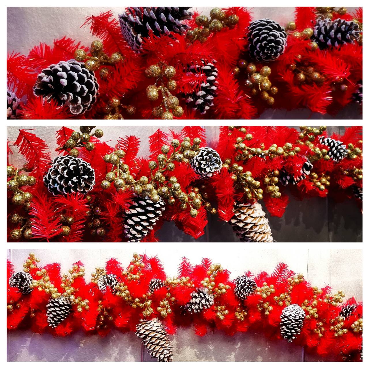 สายสนคริสต์มาสตกแต่ง ขนาด2.7เมตรTOP GARLAND.