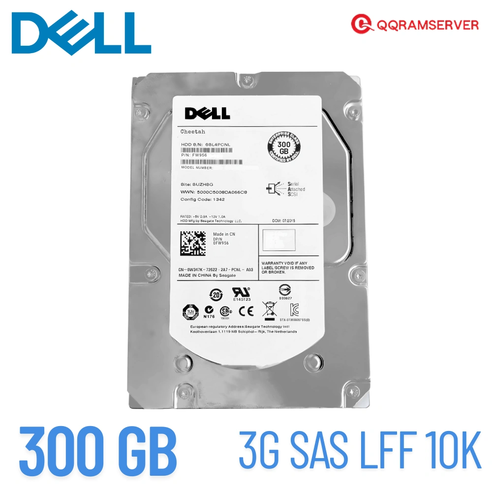 HDD Server Dell R230 300GB SAS 3Gb 10K Dell Harddisk Server