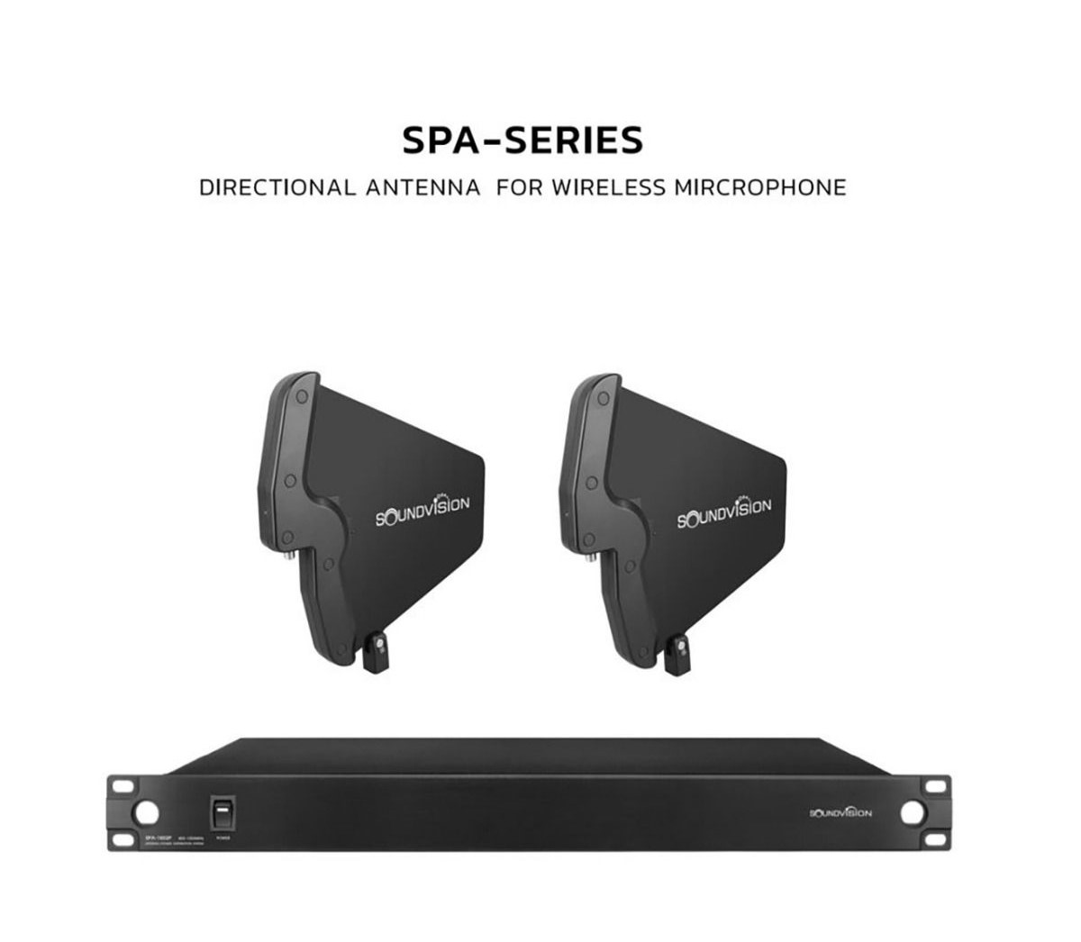 SOUNDVISION SPA-1002P ชุดเครื่องขยายสัญญาณไมโครโฟนไร้สาย พร้อมเสา SPA-1000A