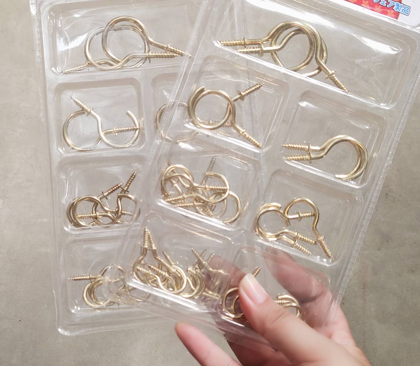 ตะขอตัวC ตะขอเกลียว ตะขอเเขวนรูป มีหลายขนาด แบบ 1 เเพ็ค