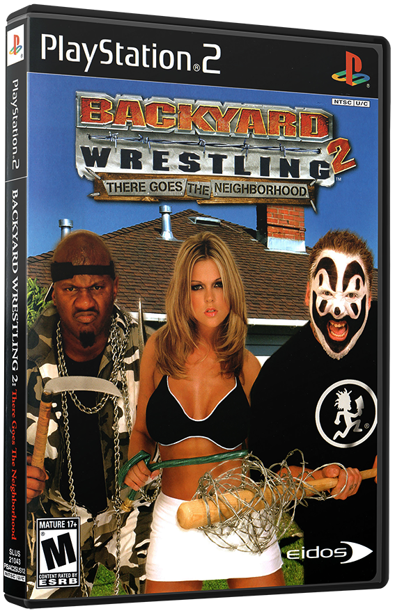 แผ่นเกมส์ PS2 : Backyard Wrestling 2 - There Goes the Neighborhood
