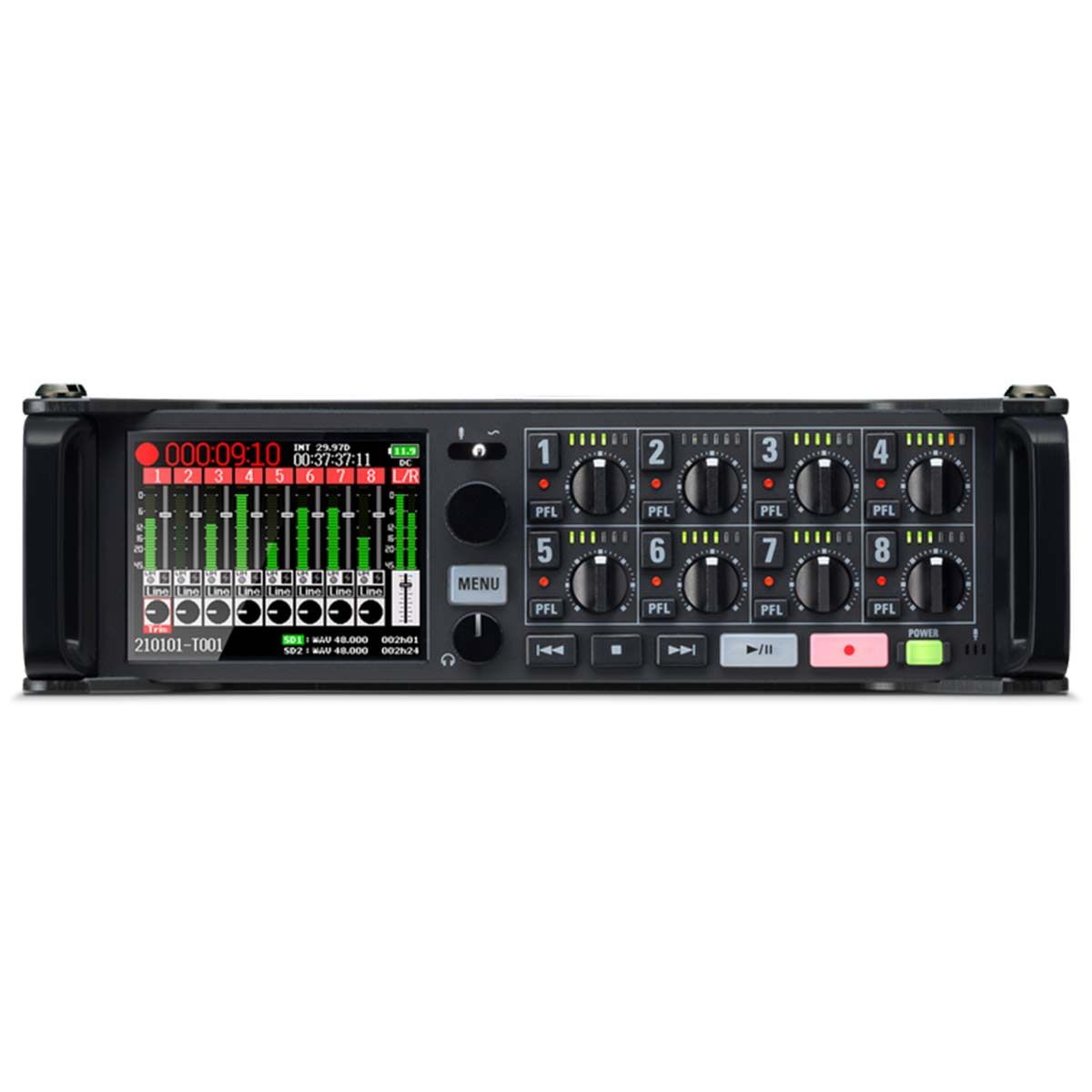 Zoom F8nPro 8-in/4-out 10-track Field Audio Recorder