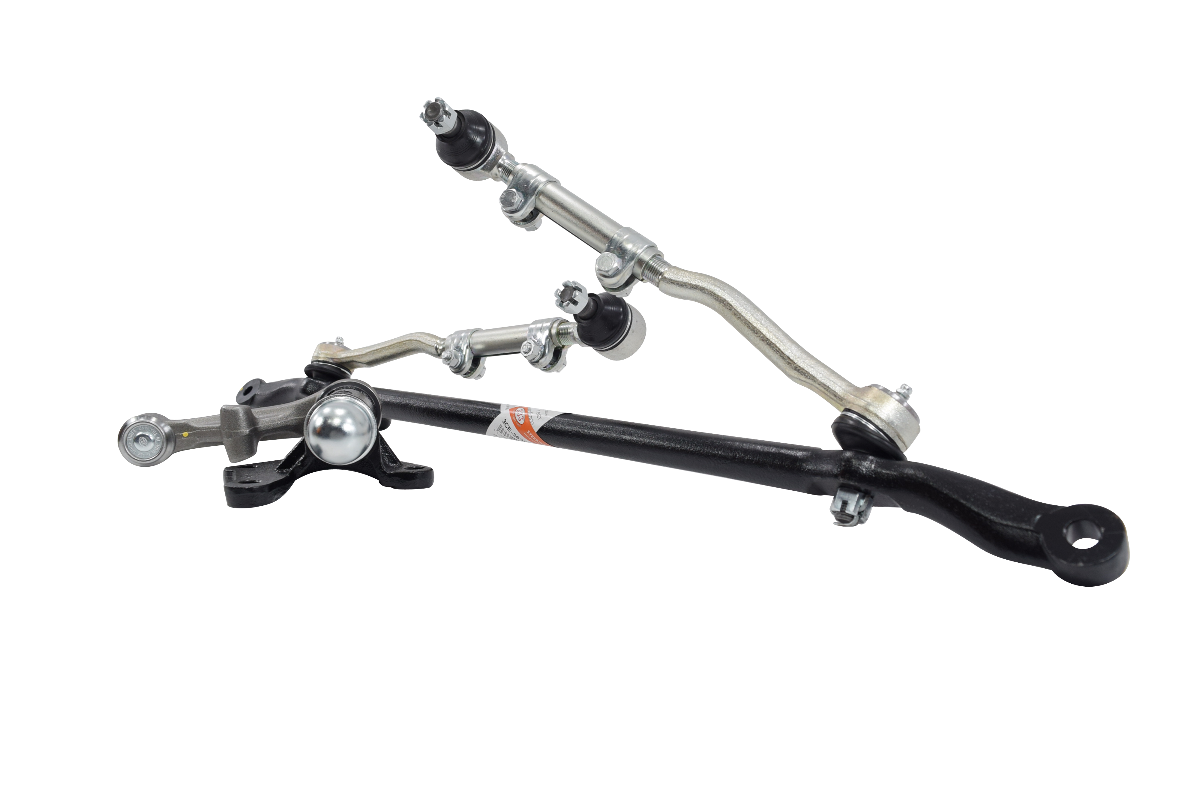 (ประกัน 6 เดือน) คันส่งกลางยกชุด TOYOTA TIGER 4WD / LN16#, LN17#, RZN17# (ไม่มีขาไก่) / โตโยต้า ไทเกอร์ ยกสูง / ปี 97-On / 3CE-3630 / พวงมาลัยขวา (CENTER LINK, ROD END) ยี่ห้อ 333 (ยกชุด)