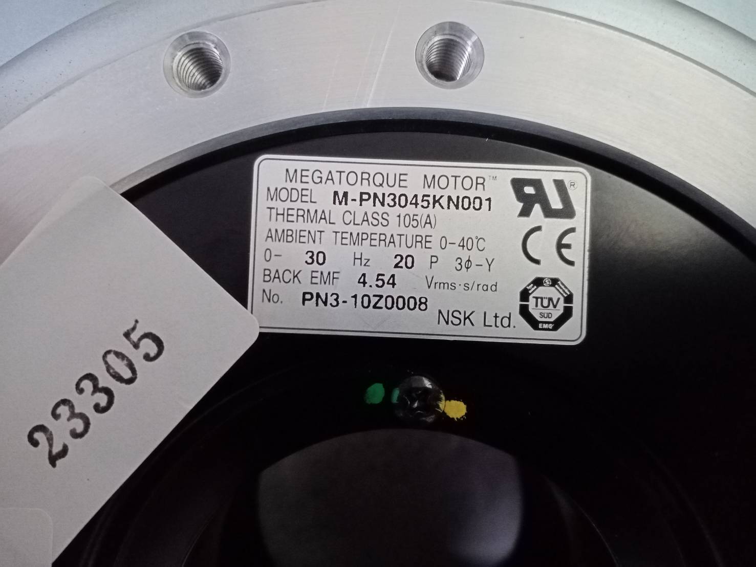 SERVO MOTOR " NSK " MODEL : M-PN3045KN001