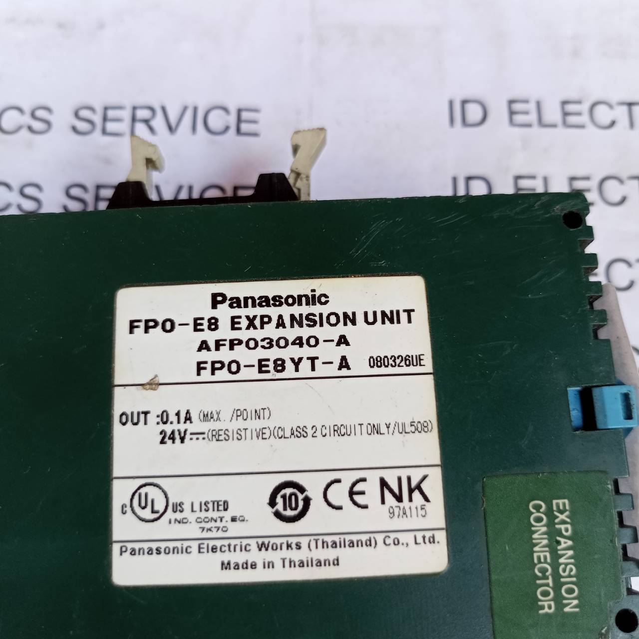 PLC " PANASONIC " MODEL : FP0-E8YT-A