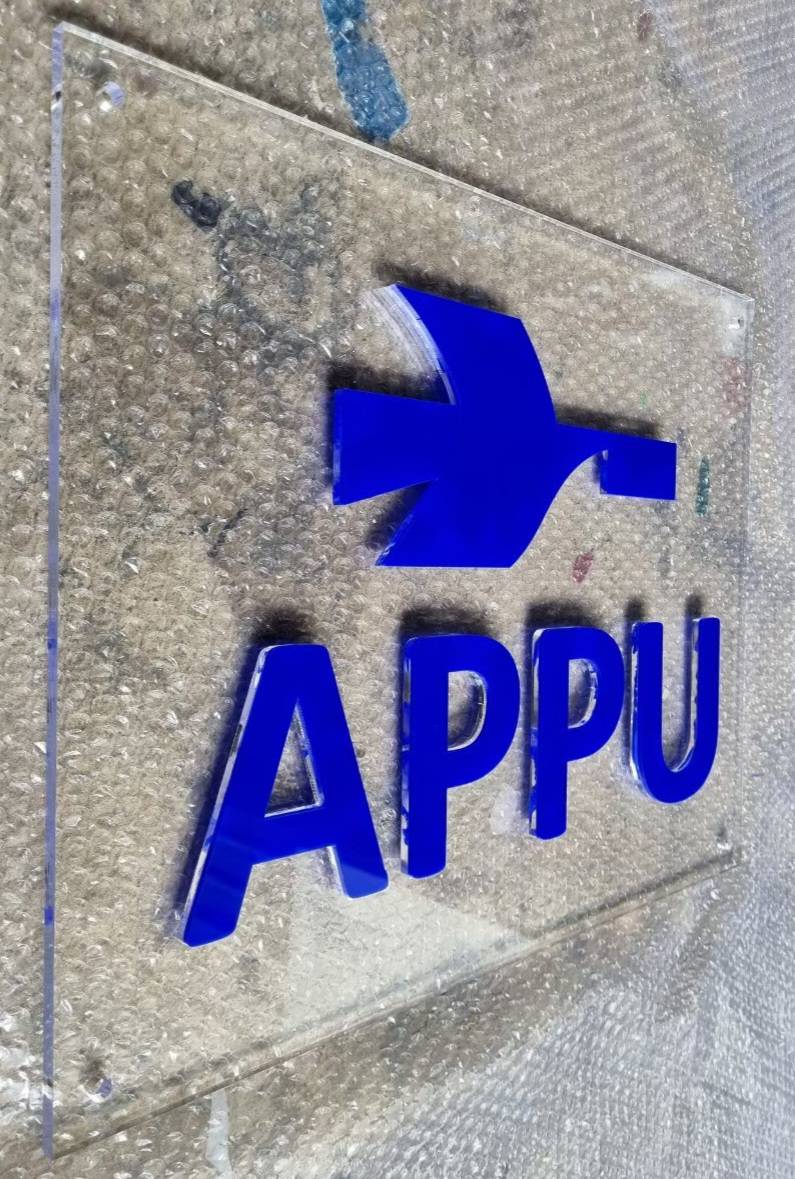 #ป้ายอักษรอะคริลิคไดคัท