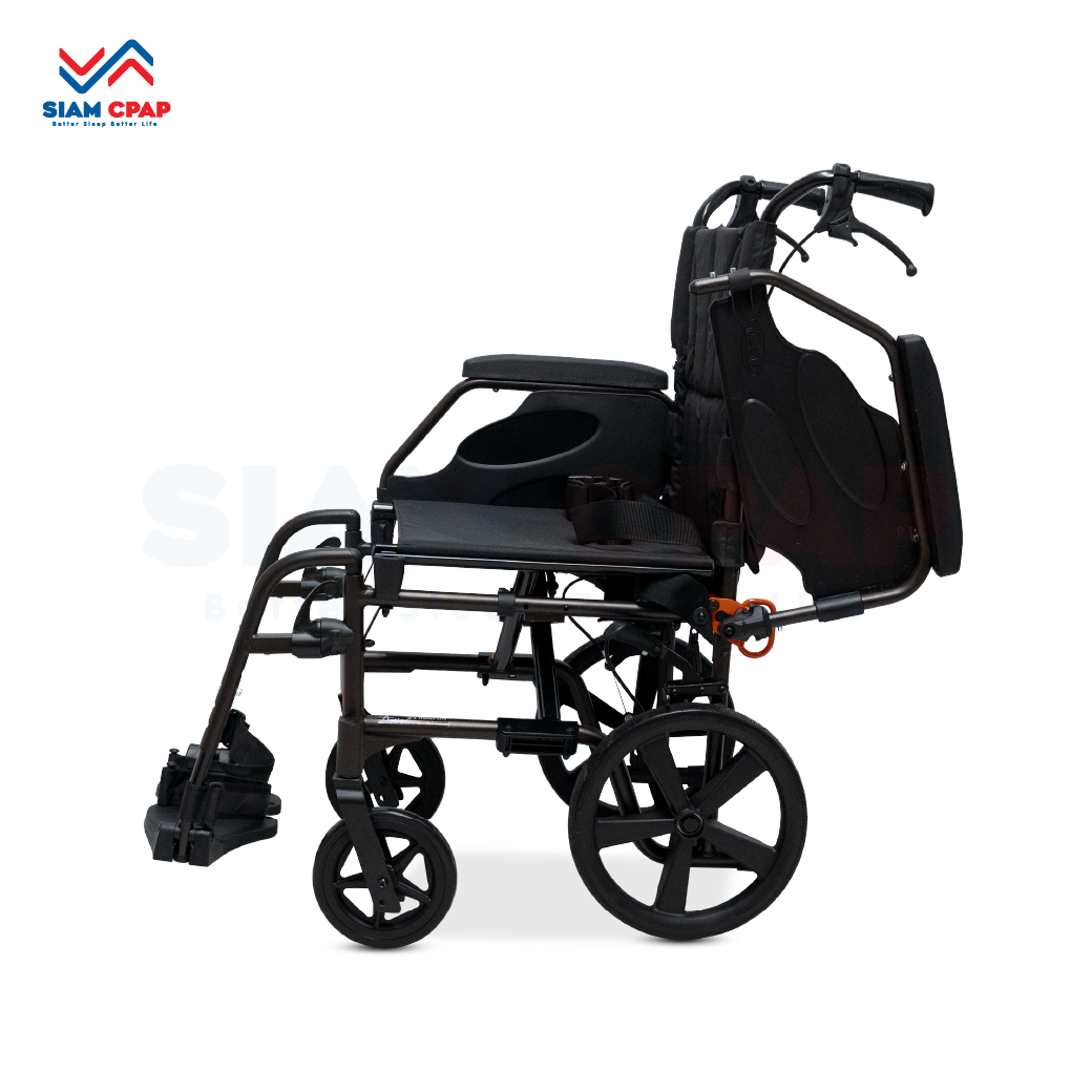 รถเข็นผู้ป่วย วีลแชร์ผู้สูงอายุพกพา รุ่นใหม่ ยี่ห้อ Invacare รุ่น Action 2NG Transit Lite รับประกัน 2 ปี