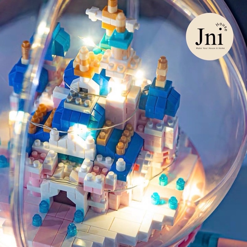 [พร้อมส่ง] Jnihouse : Wonderland brick ,ตัวต่อปราสาทพาสเทล (Castle bricks)