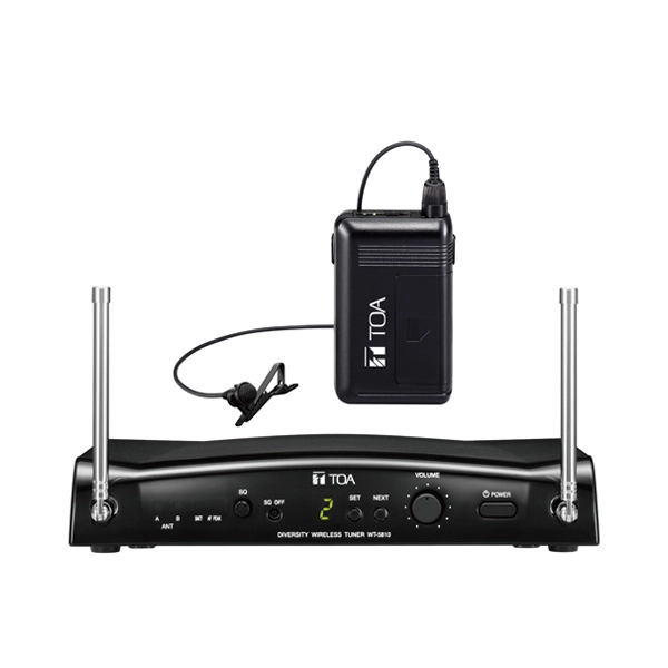 TOA WS-5325U-C04 ชุดไมค์หนีบปกเสื้อ ย่าน UHF คลื่นความถี่ 803-806 MHz