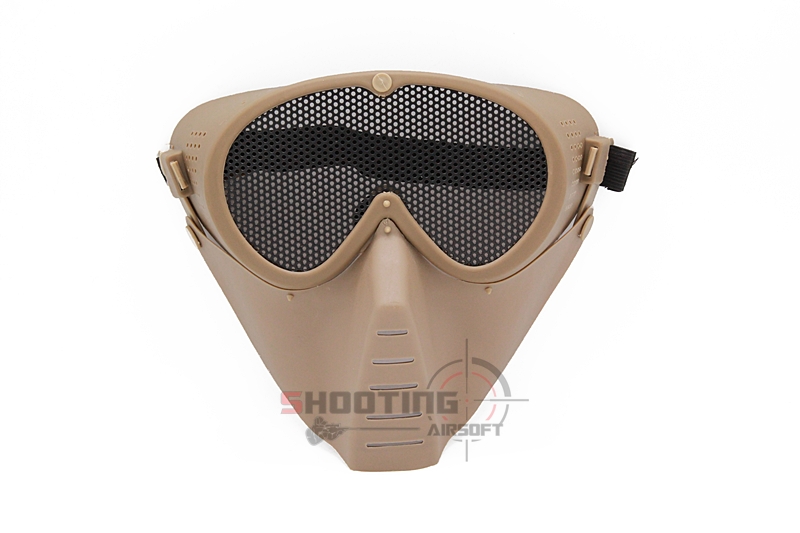 หน้ากากลิง เลนส์ตะแกรง