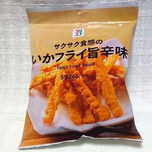 ขนมขบเคี้ยวรสปลาหมึกกรอบๆเค็มๆ Spicy Fried Squid 50g รสชาติที่เข้มข้นลงตัว