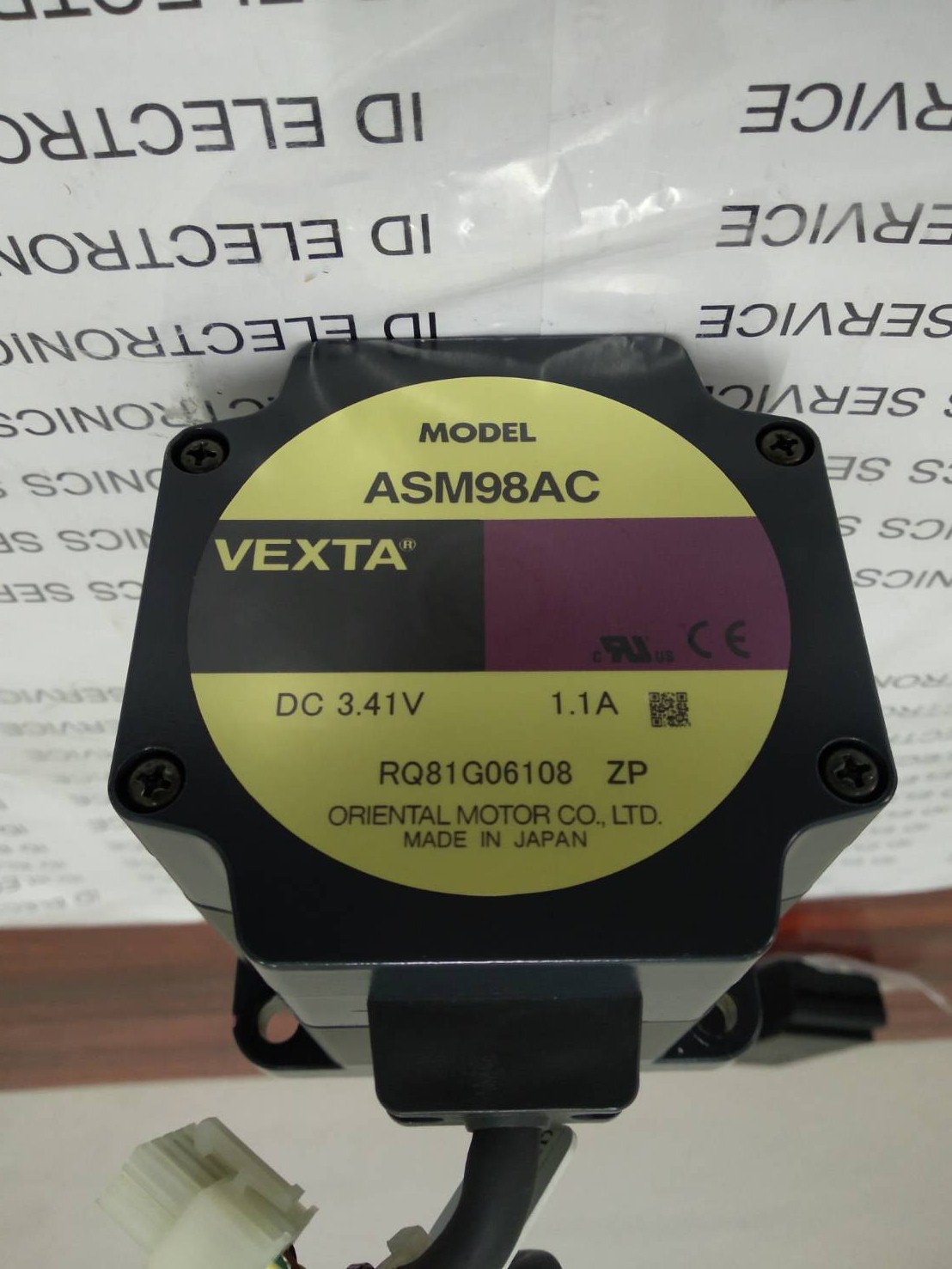 SERVO MOTOR " VEXTA " MOTOR " ASM98AC