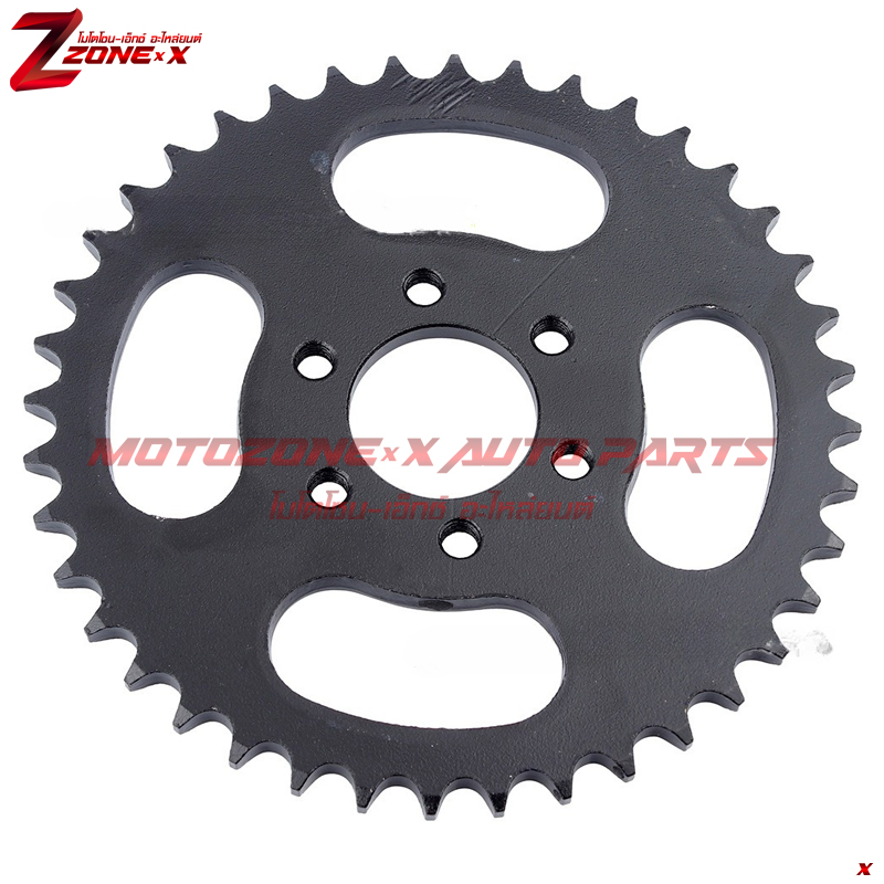 สเตอร์หลัง Tooth Rear Sprocket #428 40T 37mm six holes 40 Teeth Rear Quad ATV Quad Bike 4 Wheeler MOTOZONE-X(โมโตโซน-เอ็กซ์) 428-40T-37MM Part อะไหล่