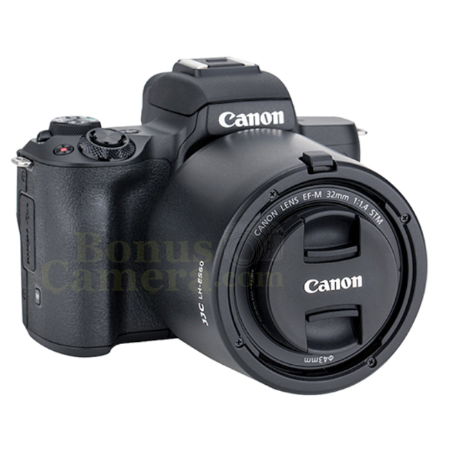 ES-60 ฮู้ดบังแสงเข้าหน้าเลนส์ สำหรับแคนนอน EF-M 32mm f/1.4 STM Canon Lens Hood