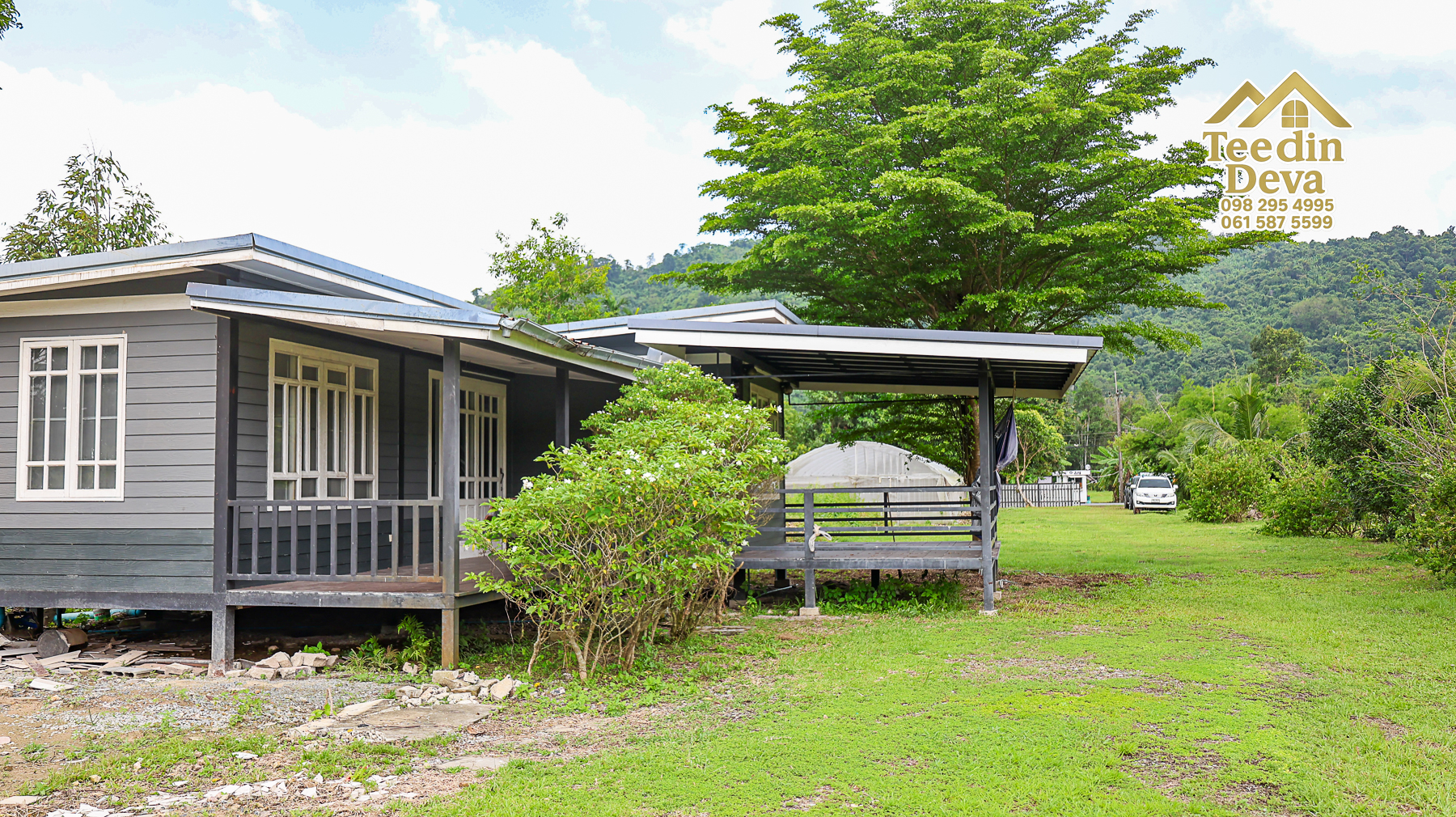 🏡 บ้านพร้อมที่ดินวิวภูเขา 1 ไร่ 3 งาน 45 ตรว. – ต.เขาพระ อ.เมือง จ.นครนายก 🌿