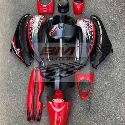 ชุดสี Scoopy i 2012 สีดำ/แดง 5 กก.