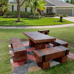 ชุดโต๊ะสนามปุนลายไม้ โต๊ะไม้หมอนโมเดิร์น รุ่น FF03 ขนาด 180*90 cm.