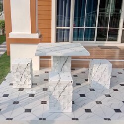 โต๊ะสนาม ชุดโต๊ะสนาม โต๊ะสนามกลางแจ้ง 4 ที่นั่ง เหมาะสำหรับวางในพื้นที่จำกัด ขนาดโต๊ะ 80*80 cm. เหมาะสำหรับวางในพื้นที่จำกัดได้