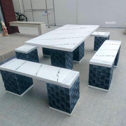 ชุดโต๊ะสนาม โต๊ะสนามกลางแจ้ง โต๊ะสนามโต๊ะสนามกลางแจ้ง ชุดโต๊ะสนาม ชุด 8 ที่นั่ง ขนาด 150*80 cm