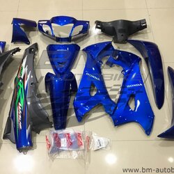 ชุดสี WAVE 125R สีน้ำเงิน-เทาA11กุญแจใหญ่ + หน้ากากหลัง + อกไก่ 4,500 กรัม