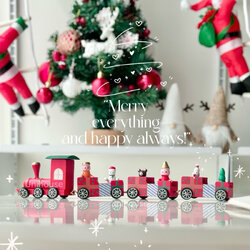 [พร้อมส่ง] Jnihouse : Christmas Caravan ขบวนรถไฟคริสต์มาส