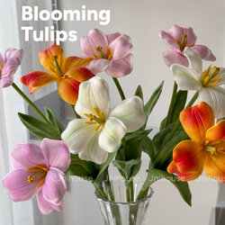 [พร้อมส่ง] Jnihouse : Blooming Tulip ดอกไม้ประดิษฐ์ ดอกทิวลิป