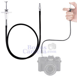 สายลั่นชัตเตอร์แบบเกลียว Fuji X-T2,T3,T4,X-T10,T20,T30,T30 II,X-E1,E2,E2S,E3,X-Pro1,Pro2,Pro3,X100,X100F,X100S,X100T,X100V,X10,X20,X30 Threaded Cable Release