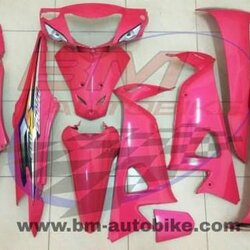 ชุดสี WAVE100S 2005 U BOX ทั้งคัน 10ชิ้น สีชมพู309ล้วน 4 กก.