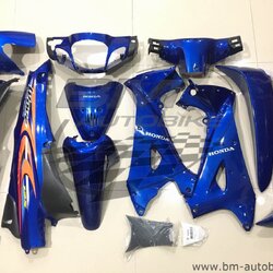 ชุดสี WAVE125S +อกไก่ น้ำเงิน ลาย 2003 MAN 4,500 กรัม