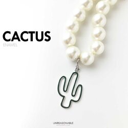 จี้มีตัวหนีบ ถอดเข้าออกได้ ใส่กับสร้อยคอมุก UA0683-02 Unreasonable Accessories