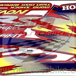 สติ๊กเกอร์ NOVA RS 93 แดง 500 กรัม