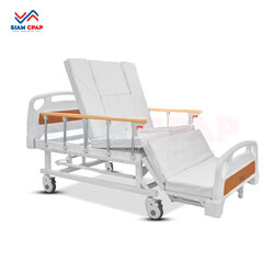 เตียงผู้ป่วยไฟฟ้า+มือหมุน พลิกตะแคงซ้าย-ขวา รุ่นซุปเปอร์ชีป C-022 (Super Cheap-E) รับประกันศูนย์ไทย 6 ปี