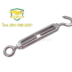 เกลียวเร่งสแตนเลส เกรด 304 อุปกรณ์ติดตั้งตาข่ายกันนก