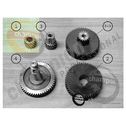 เฟืองทองเหลือง หัวมอเตอร์